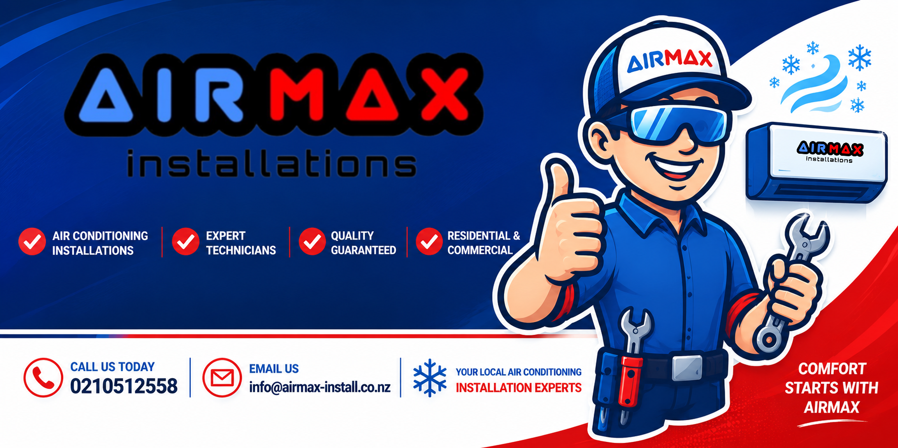 Airmax Installations heating cooling and ventilation services