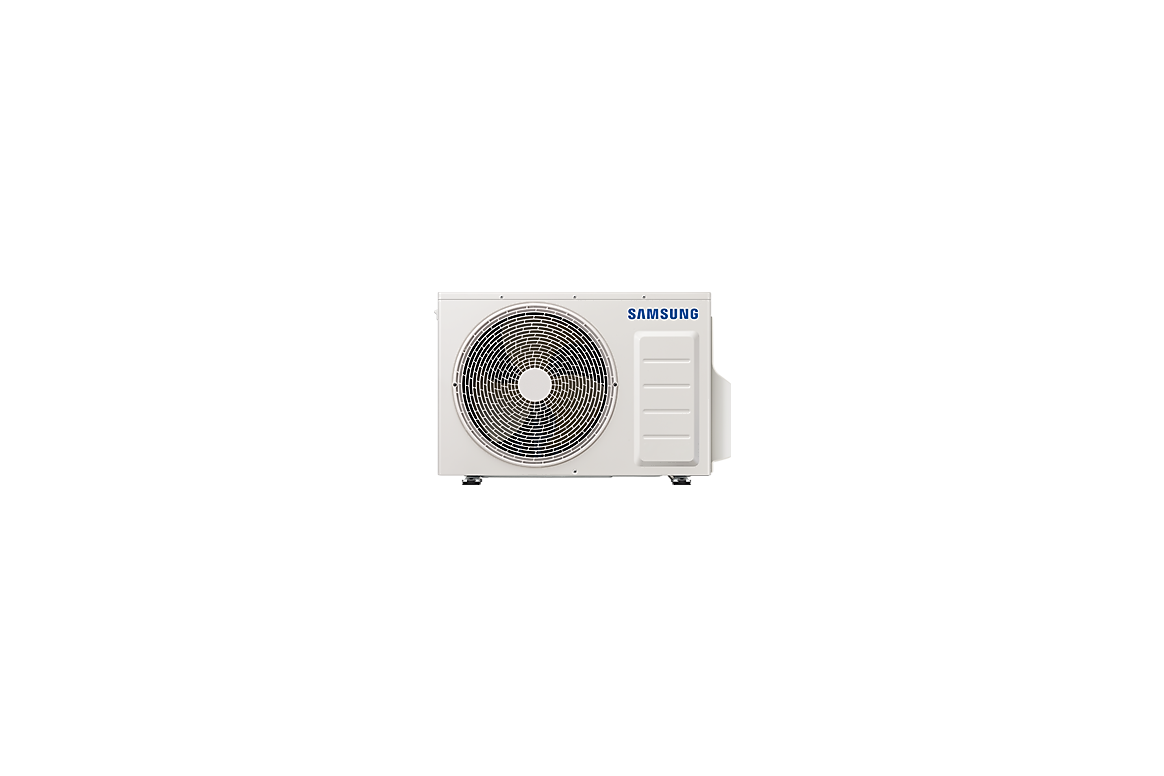 Samsung WindFree high-wall heat pump outdoor unit